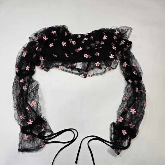 Lovers and Friends Juliana Top in Black and Pink XXS - Picture 2 of 12